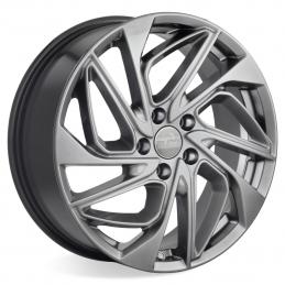 КиК Nissan Qashgai (КС883) 7x18 PCD5x114.3 ET40 DIA 66.1  Дарк платинум